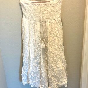 Elegant BOHO White dress